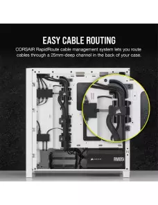 Boitier Corsair iCUE 4000D RGB Airflow Blanc Corsair - 3