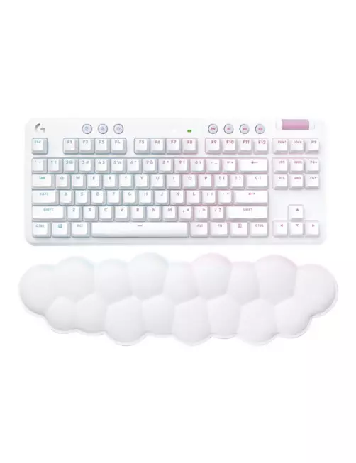 Clavier Logitech G715 TKL Aurora Blanc Lightspeed (GX RED) Logitech - 1 Clavier Logitech G715 TKL Aurora Blanc Lightspeed (GX RED) Logitech - 1
