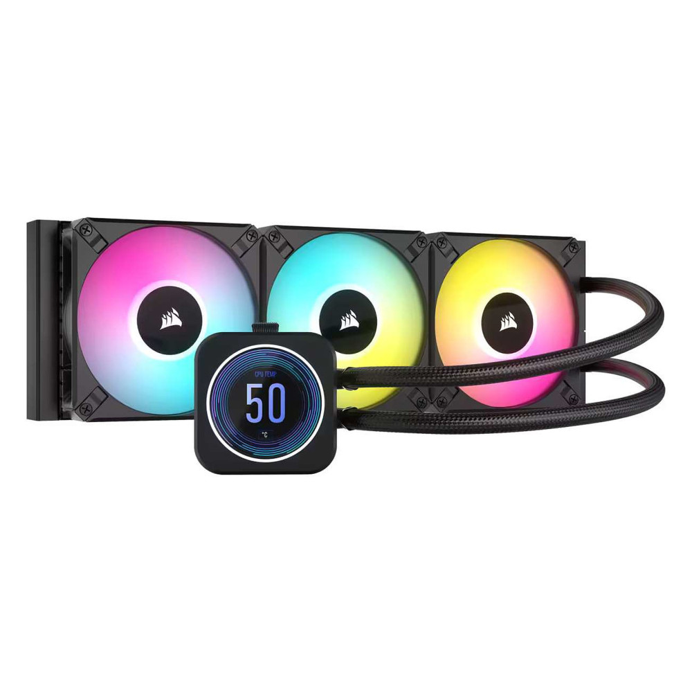 WaterCooling Corsair iCUE H150i ELITE LCD XT Noir 360mm WaterCooling Corsair iCUE H150i ELITE LCD XT Noir 360mm