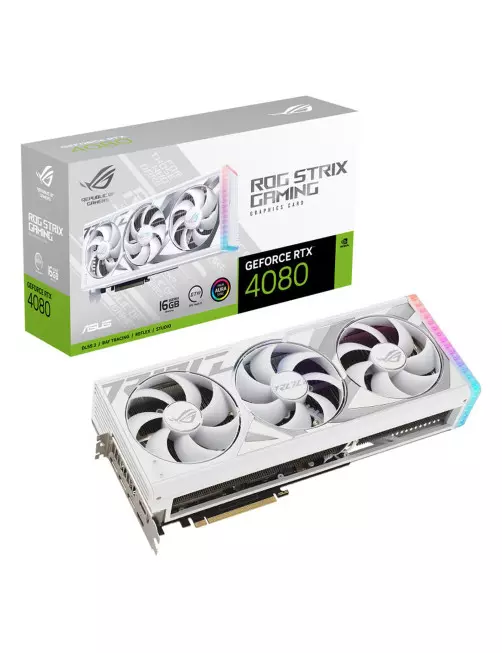 Carte Graphique Asus Geforce ROG STRIX WHITE RTX 4080 16Go Asus - 1 Carte Graphique Asus Geforce ROG STRIX WHITE RTX 4080 16Go Asus - 1