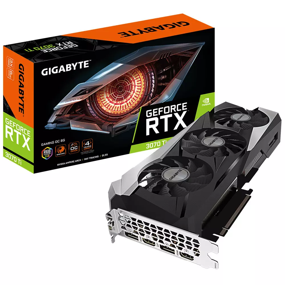Carte Graphique Gigabyte GV-N307TGAMING-8GD RTX 3070 Ti GAMING 8G Gigabyte - 1