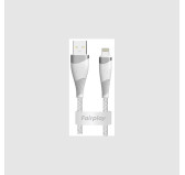 Cable USB vers Lightning 2.4A Fairplay 1M Blanc TORILIS