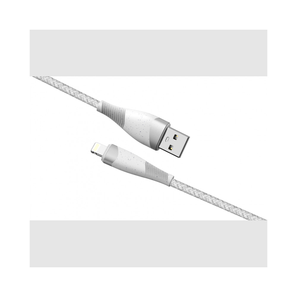 Cable USB vers Lightning 2.4A Fairplay 1M Blanc TORILIS