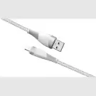 Cable USB vers Lightning 2.4A Fairplay 1M Blanc TORILIS Fairplay - 1