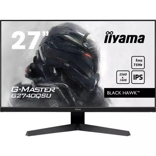Ecran iiyama 27" G-Master Black Hawk G2740QSU-B1 2560x1440 75Hz 1ms