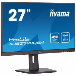 Ecran iiyama 27" XUB2792QSN-B5 2560x1440 75Hz 4ms Dock USB-C RJ45