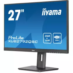 Ecran iiyama 27" XUB2792QSC-B5 2560x1440 75Hz 4ms USB-C PD 65Watts