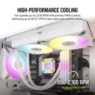 Ventilateur Corsair iCUE AF120 RGB ELITE 120 mm Blanc