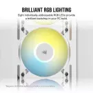 Ventilateur Corsair iCUE AF120 RGB ELITE 120 mm Blanc