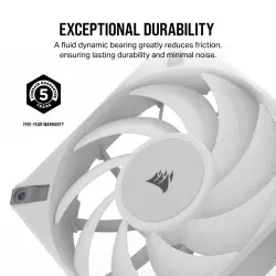 Ventilateur Corsair iCUE AF120 RGB ELITE 120 mm Blanc