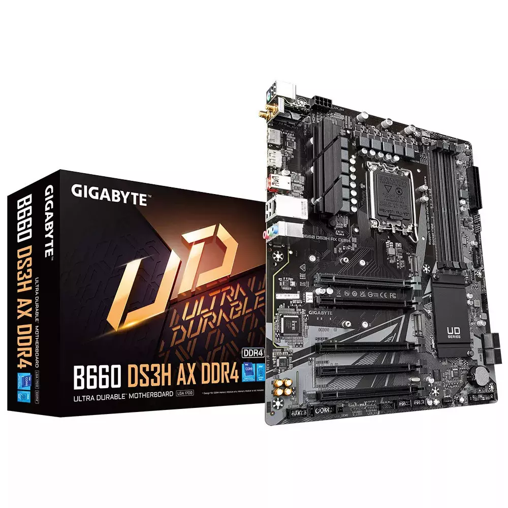 Carte Mère Gigabyte B660 DS3H DDR4 ATX LGA1700 DDR4 USB3.2 M.2