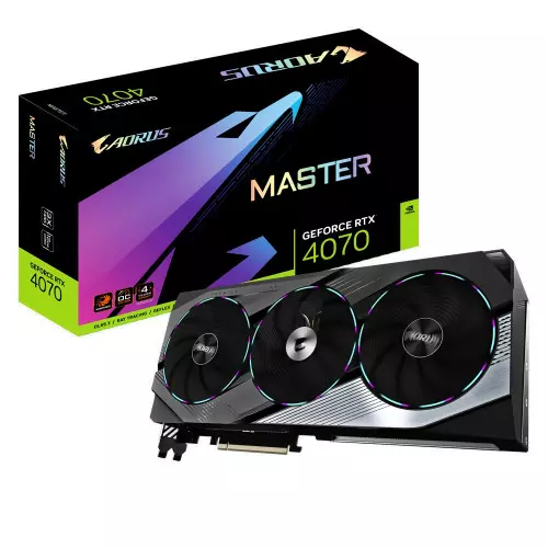 Carte Graphique Gigabyte AORUS RTX 4070 MASTER 12G