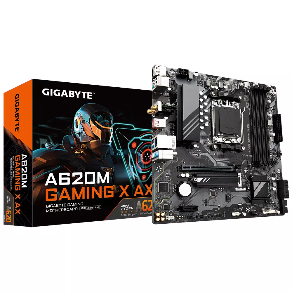 Carte Mère Gigabyte A620M GAMING X AX mATX AM5 DDR5 WIFI