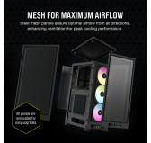 Boitier Corsair iCUE 2000D RGB Airflow Mini-ITX Noir