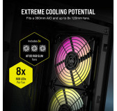 Boitier Corsair iCUE 2000D RGB Airflow Mini-ITX Noir