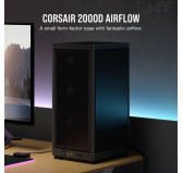 Boitier Corsair iCUE 2000D Airflow Mini-ITX Noir Boitier Corsair iCUE 2000D Airflow Mini-ITX Noir