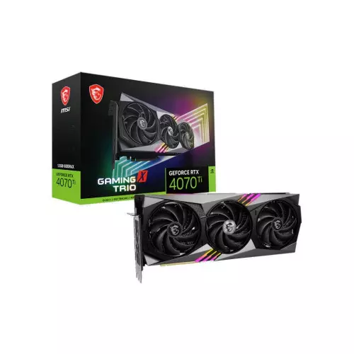 Carte Graphique MSI RTX 4070 Ti GAMING X TRIO 12G