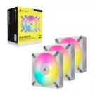 Ventilateur Corsair iCUE AF120 RGB ELITE Blanc Triple Pack 120 mm