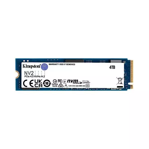 SSD 4To Kingston NV2 M.2 NVMe PCIe 4.0 3500Mo/s 2800Mo/s