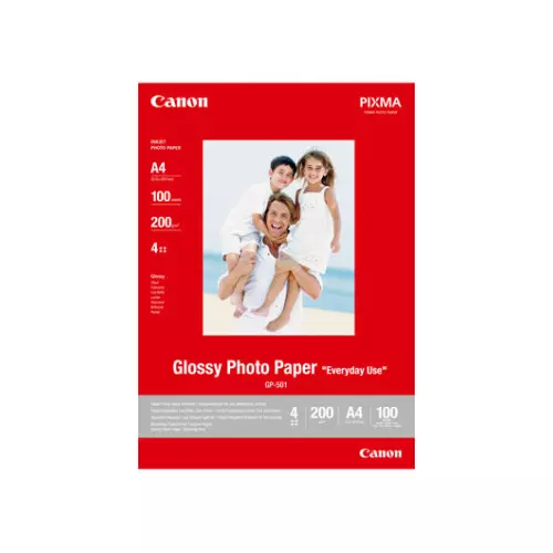 100 x Canon Glossy Photo Paper GP-501 A6 100x150mm 170g/m2