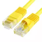 Cable Réseaux RJ45 15m Droit Cat6A S/FTP Blindé Jaune