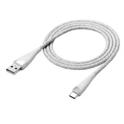 Cable USB vers Lightning 2.4A Fairplay 2M Blanc TORILIS