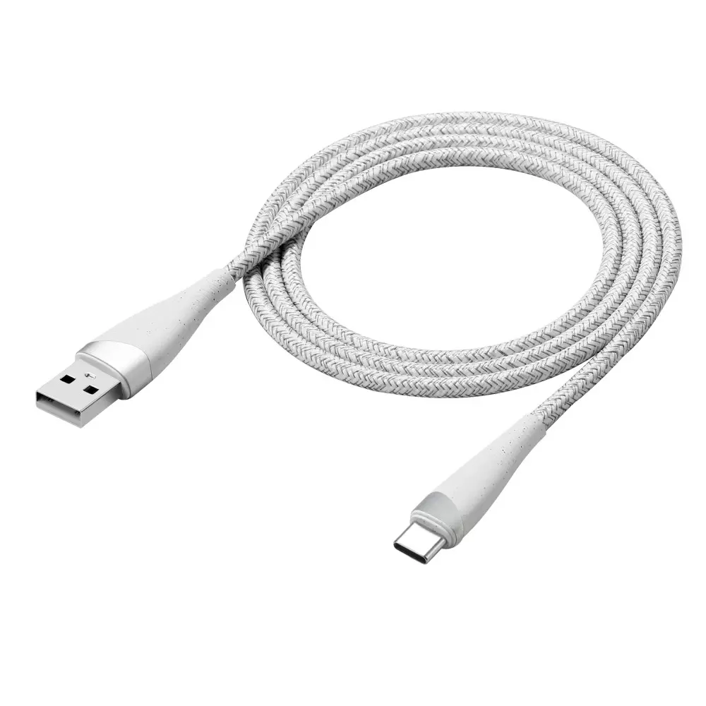 Cable USB vers Lightning 2.4A Fairplay 2M Blanc TORILIS