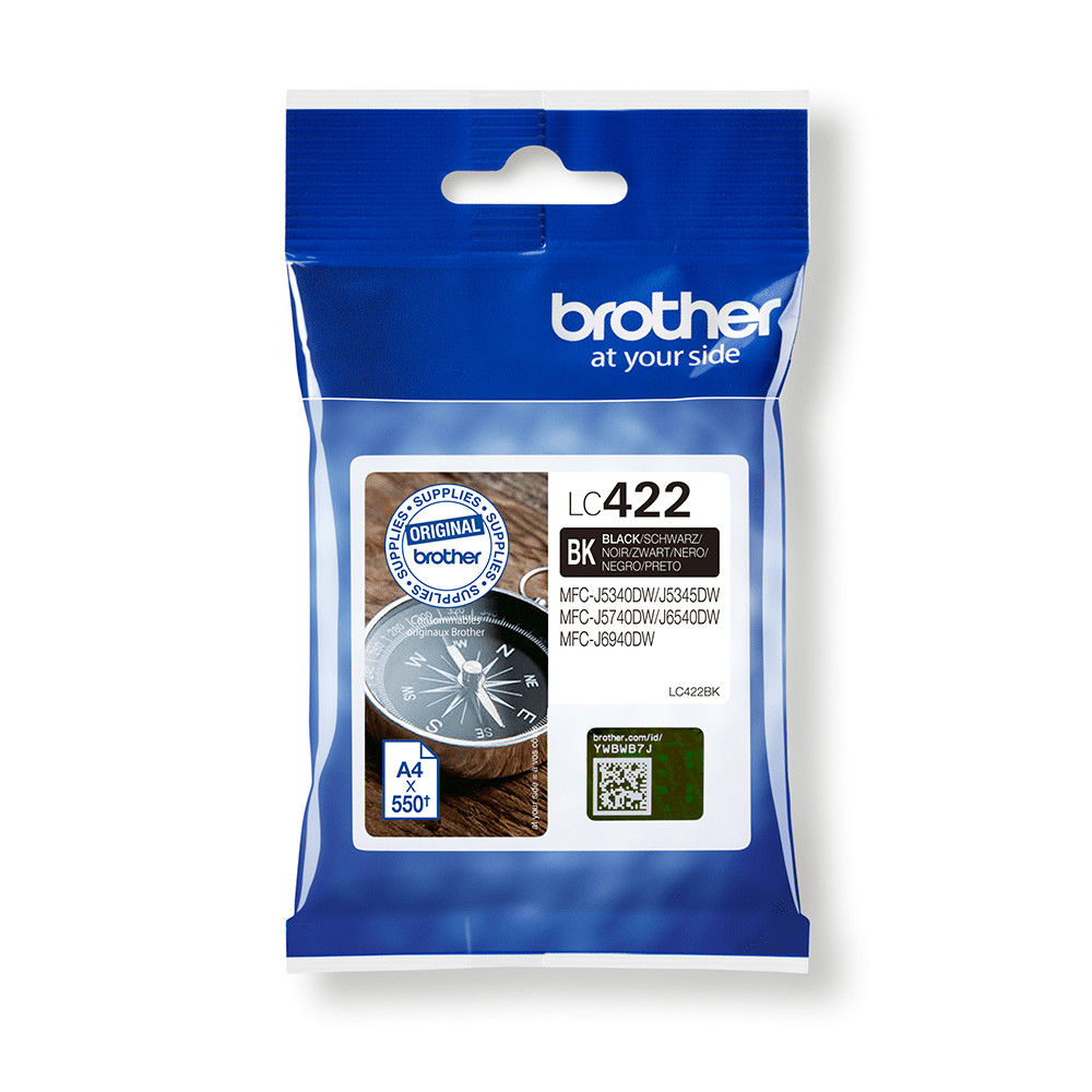 Cartouche Brother LC422BK Noir 550 pages