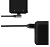 Cable USB 2.0 vers Type-C 3A LogiLink 1M Noir CU0138