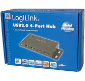 HUB LogiLink UA0141A USB 2.0 4 Ports avec Alimentation HUB LogiLink UA0141A USB 2.0 4 Ports avec Alimentation