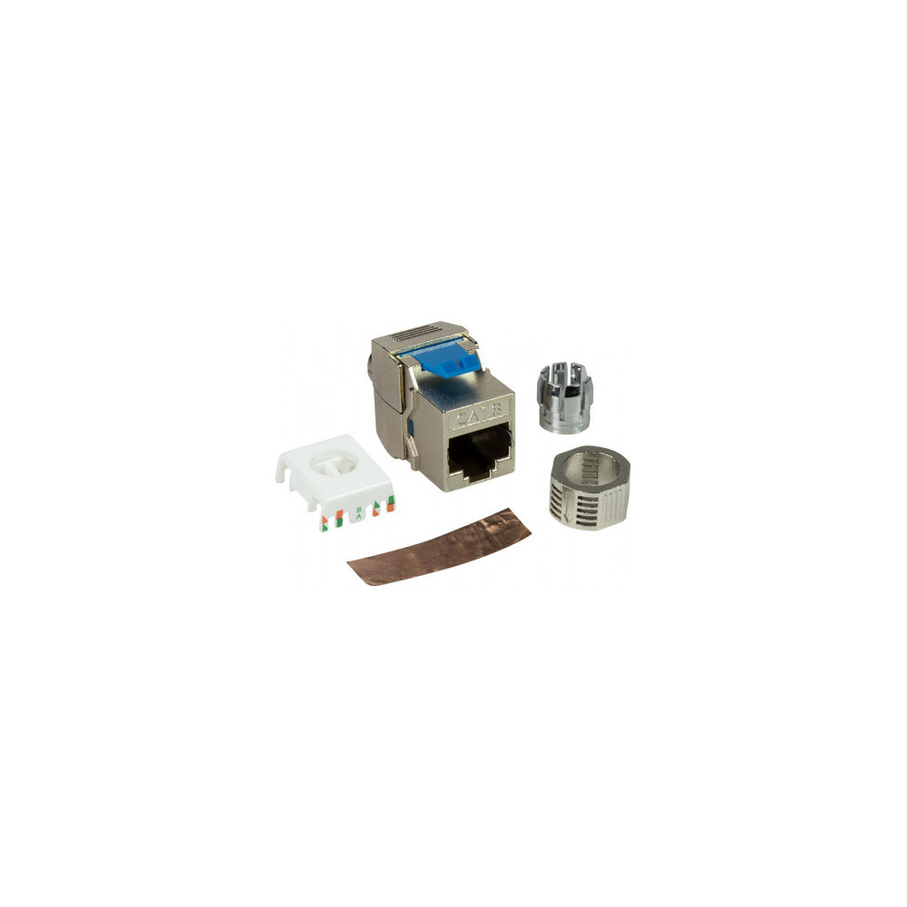 Module Keystone RJ45 CAT 6A/7A/8.1 Blindé LogiLink NK4018