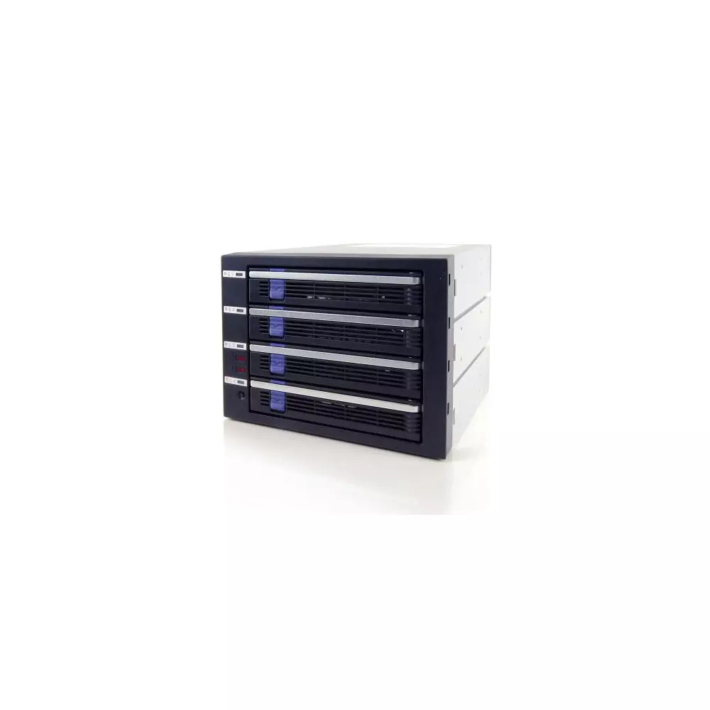 Rack 3 baie 5.25 ICY DOCK MB454SPF-B pour 4x DD 3.5 SATA Hot Swap