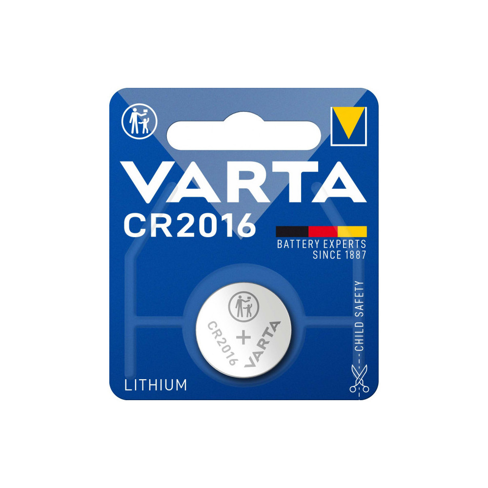 Pile Bouton CR2016 3,0 Volt VARTA PRO Lithium 90 mAh Pile Bouton CR2016 3,0 Volt VARTA PRO Lithium 90 mAh
