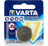 Pile Bouton CR2450 3,0 Volt VARTA PRO Lithium 560 mAh