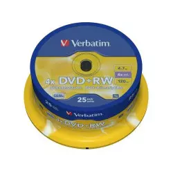 DVD-RW Verbatim 4x 4.7Go...