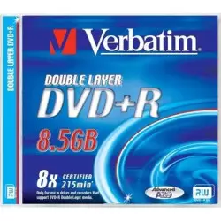 DVD+R DL Verbatim 8x 8.5Go...