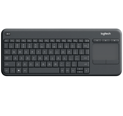 Clavier Logitech Wireless TouchPad Keyboard K400 Plus Noir Logitech - 1