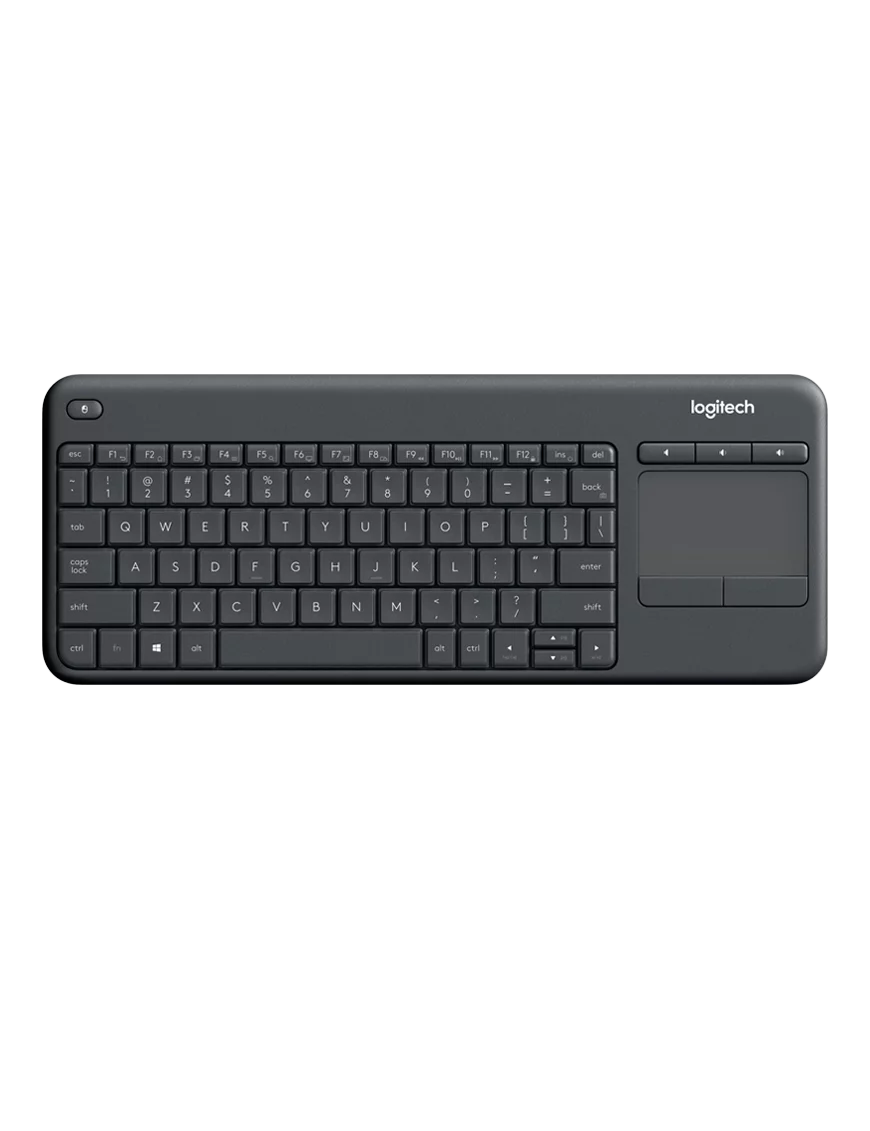 Clavier Logitech Wireless TouchPad Keyboard K400 Plus Noir Logitech - 1
