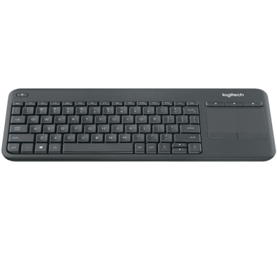 Clavier Logitech Wireless TouchPad Keyboard K400 Plus Noir Logitech - 2