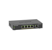 Switch RJ45 Netgear GS305EP-100PES Gigabit 5 Ports dont 4 PoE+ Switch RJ45 Netgear GS305EP-100PES Gigabit 5 Ports dont 4 PoE+