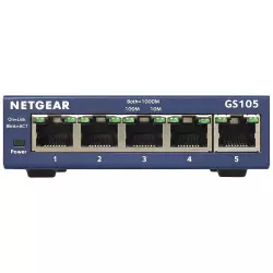 Switch RJ45 Netgear GS105GE 10/100/1000 Mbps 5 Ports