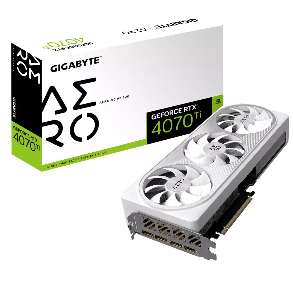 Carte Graphique Gigabyte RTX 4070 Ti AERO OC V2 12G