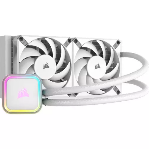 WaterCooling Corsair iCUE H100i RGB ELITE Blanc 240mm