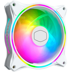 Ventilateur Cooler Master MF120 Halo 2 Blanc ARGB PWM 120mm