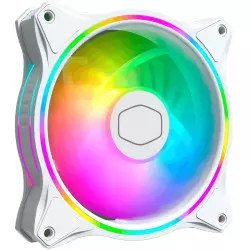 Ventilateur Cooler Master MF120 Halo 2 Blanc ARGB PWM 120mm