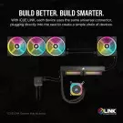Ventilateur Corsair iCUE LINK QX120 RGB Triple Pack Blanc 120mm