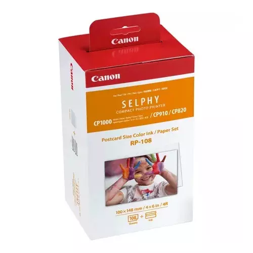 Canon RP-108 Jeu d'encre couleur et de papier 100x148mm 108 feuilles