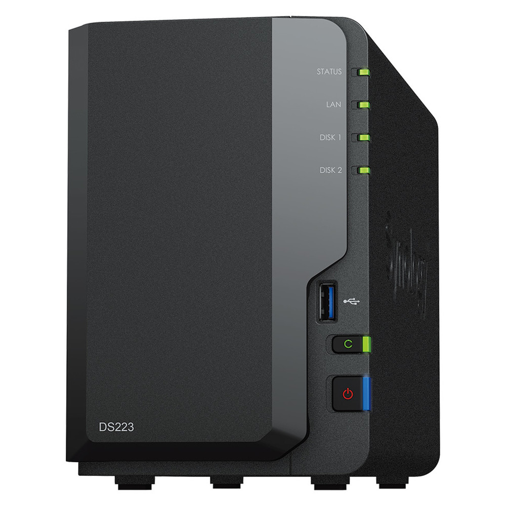 Boitier Serveur NAS Synology DS223 2 x SATA 3.5 Boitier Serveur NAS Synology DS223 2 x SATA 3.5