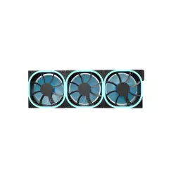 Ventilateur M.RED SparkX 3xFans 12cm + Controleur ARGB