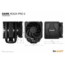 Ventilateur Be Quiet Dark Rock Pro 5 270W